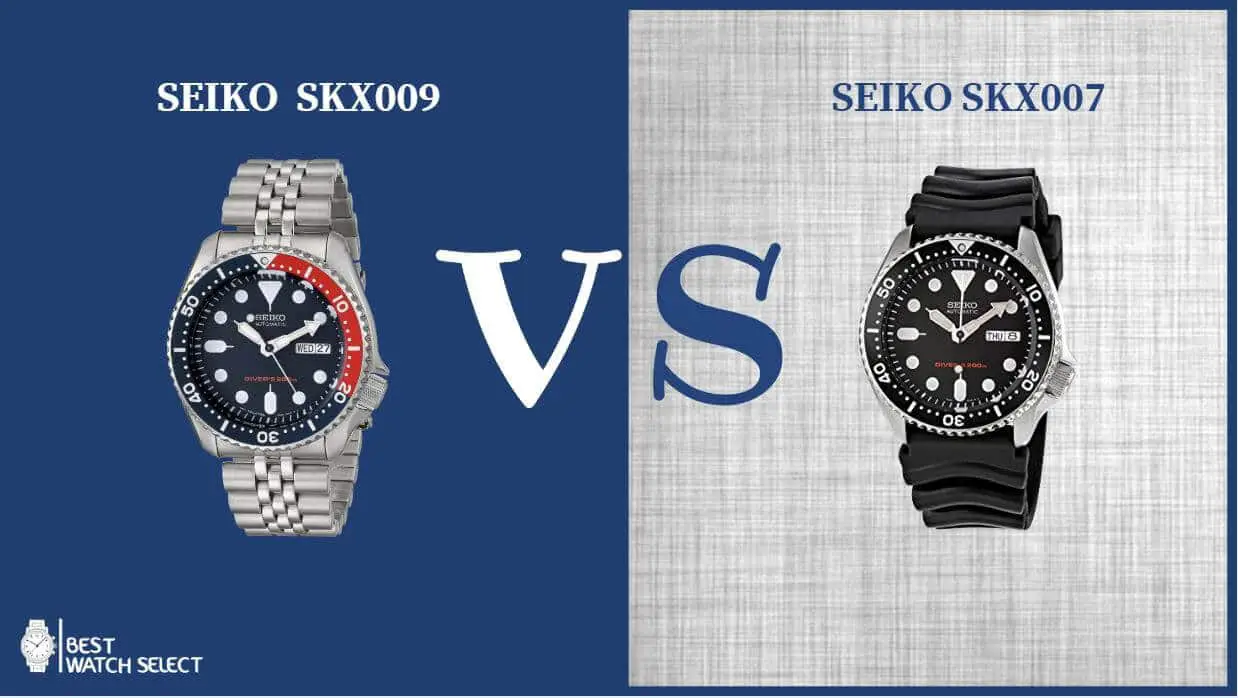 Seiko SKX007 vs SKX009