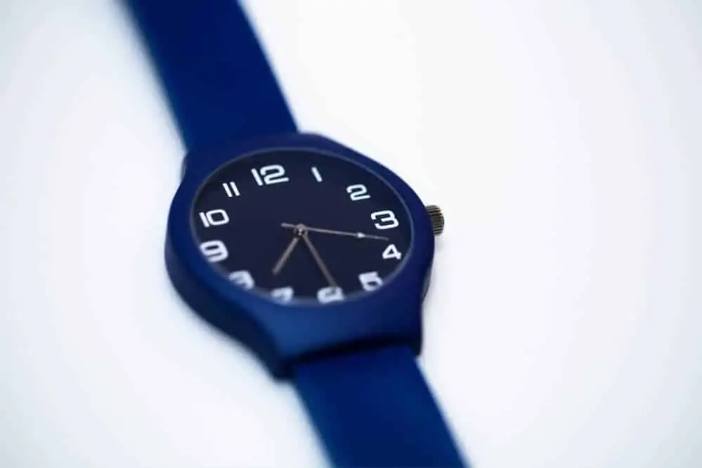 plastic wrist watch
